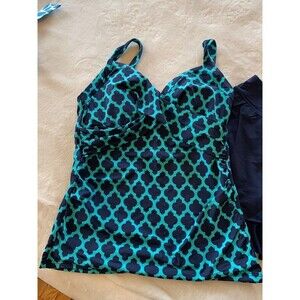 Lands End tankini top size 2